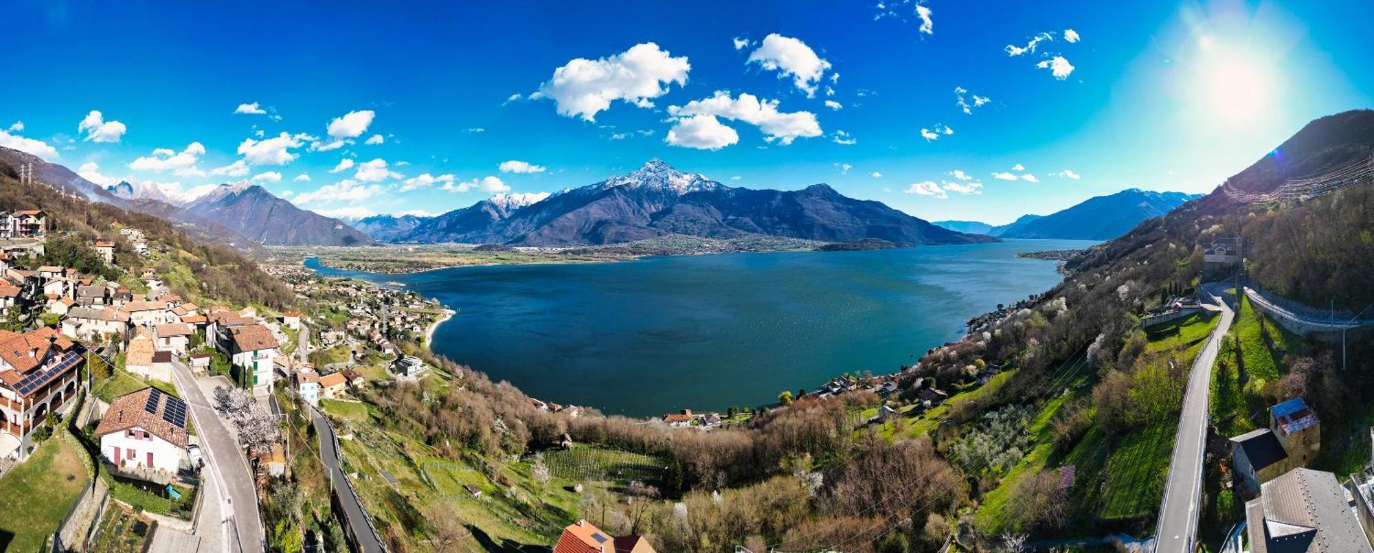 Lago Di Como - Luxury Panoramic Garden - Free Wifi Villa Gera Lario Bagian luar foto